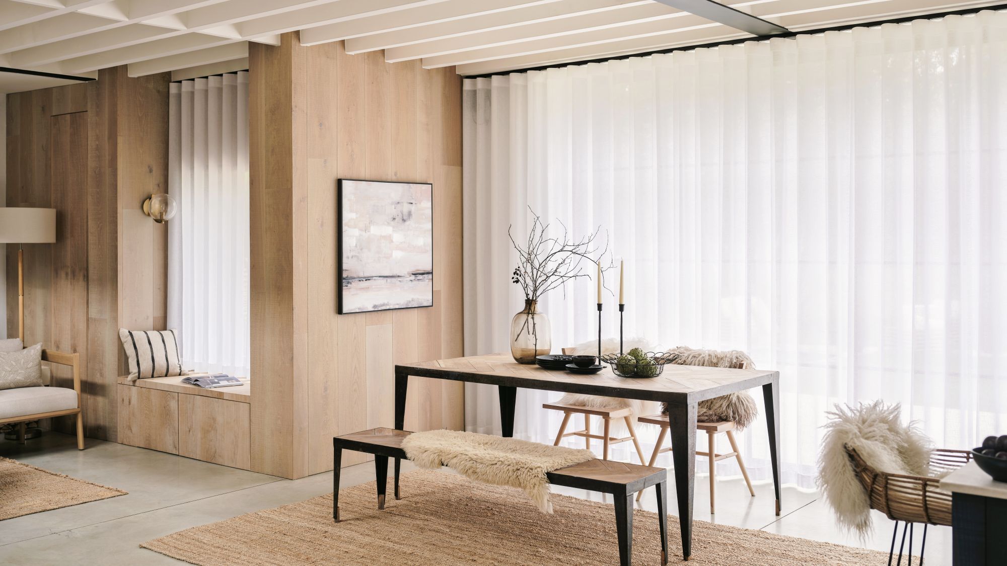 Vorhänge, die Räume verändern